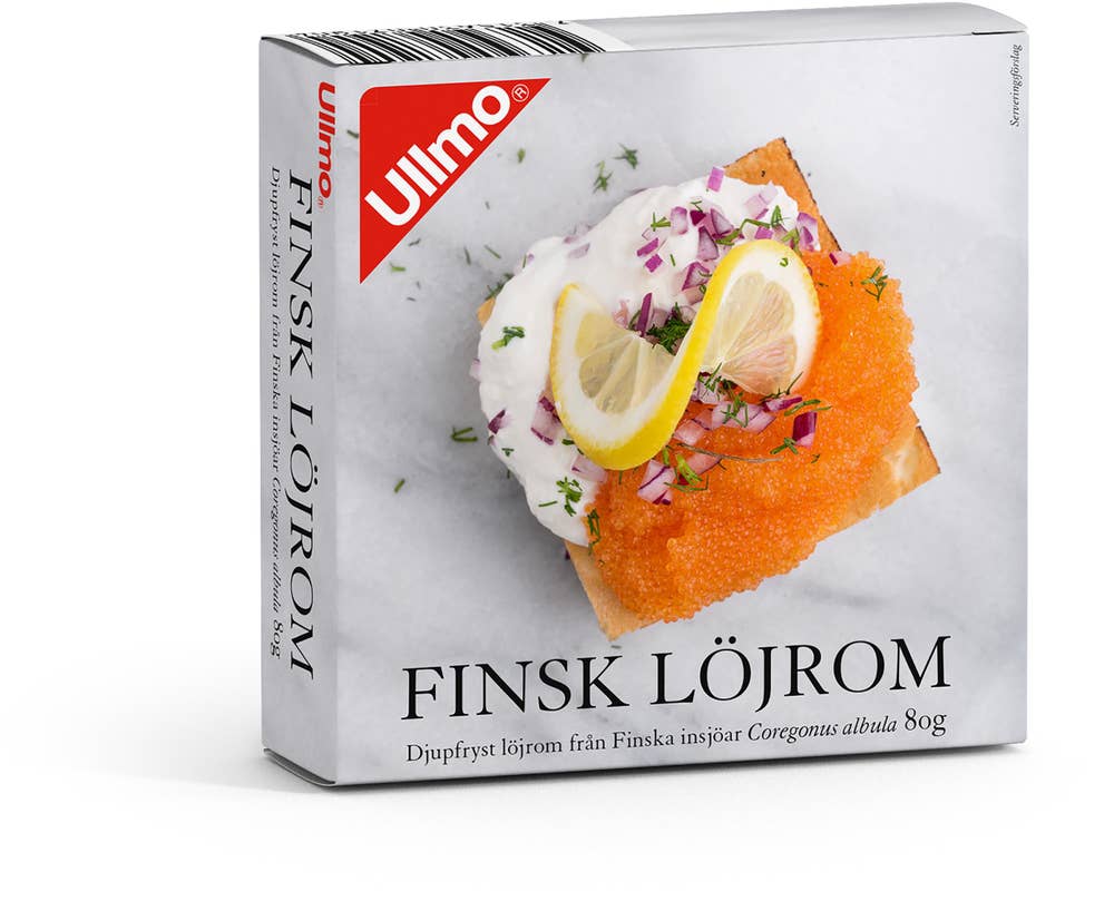 Ullmo Finsk Löjrom Fryst