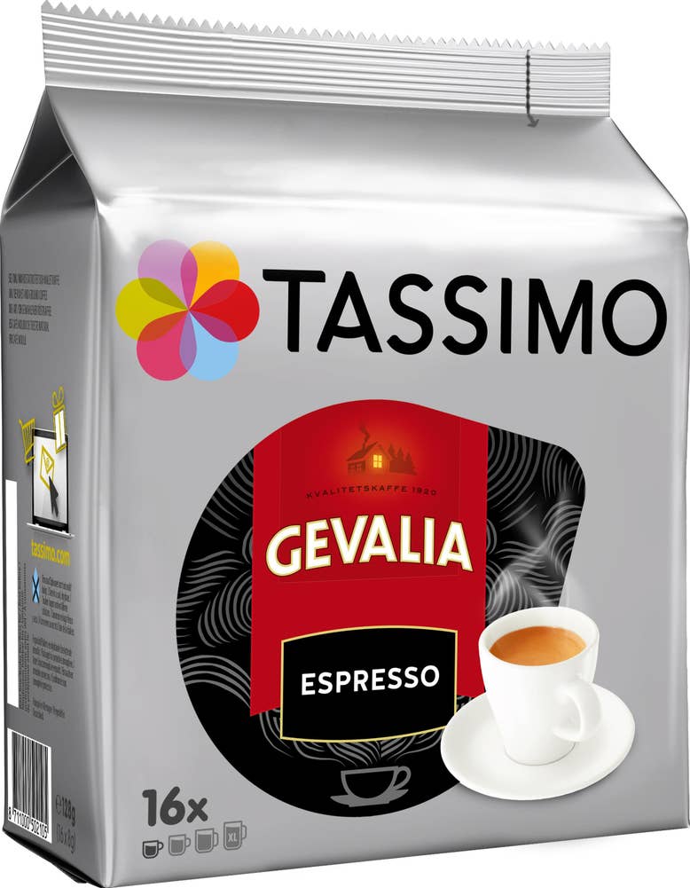 Tassimo Kaffekapslar Tassimo Espresso 16-p Gevalia