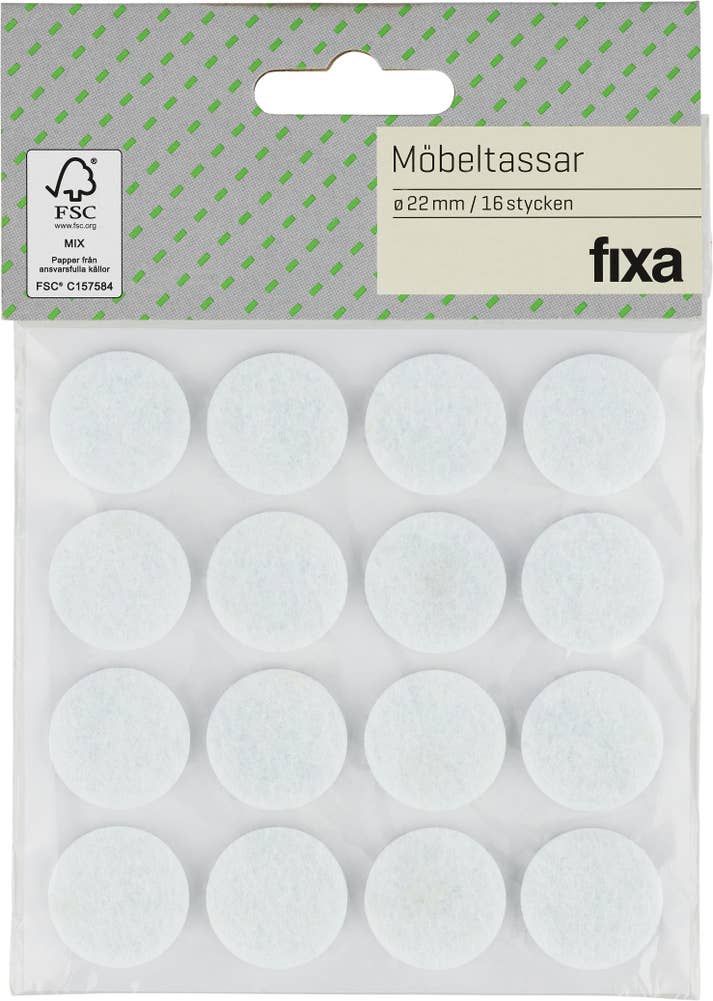 Fixa Möbeltassar 22mm