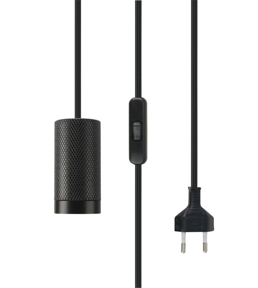 Northlight Lamphållare E27 Svart 3,5M Northlight