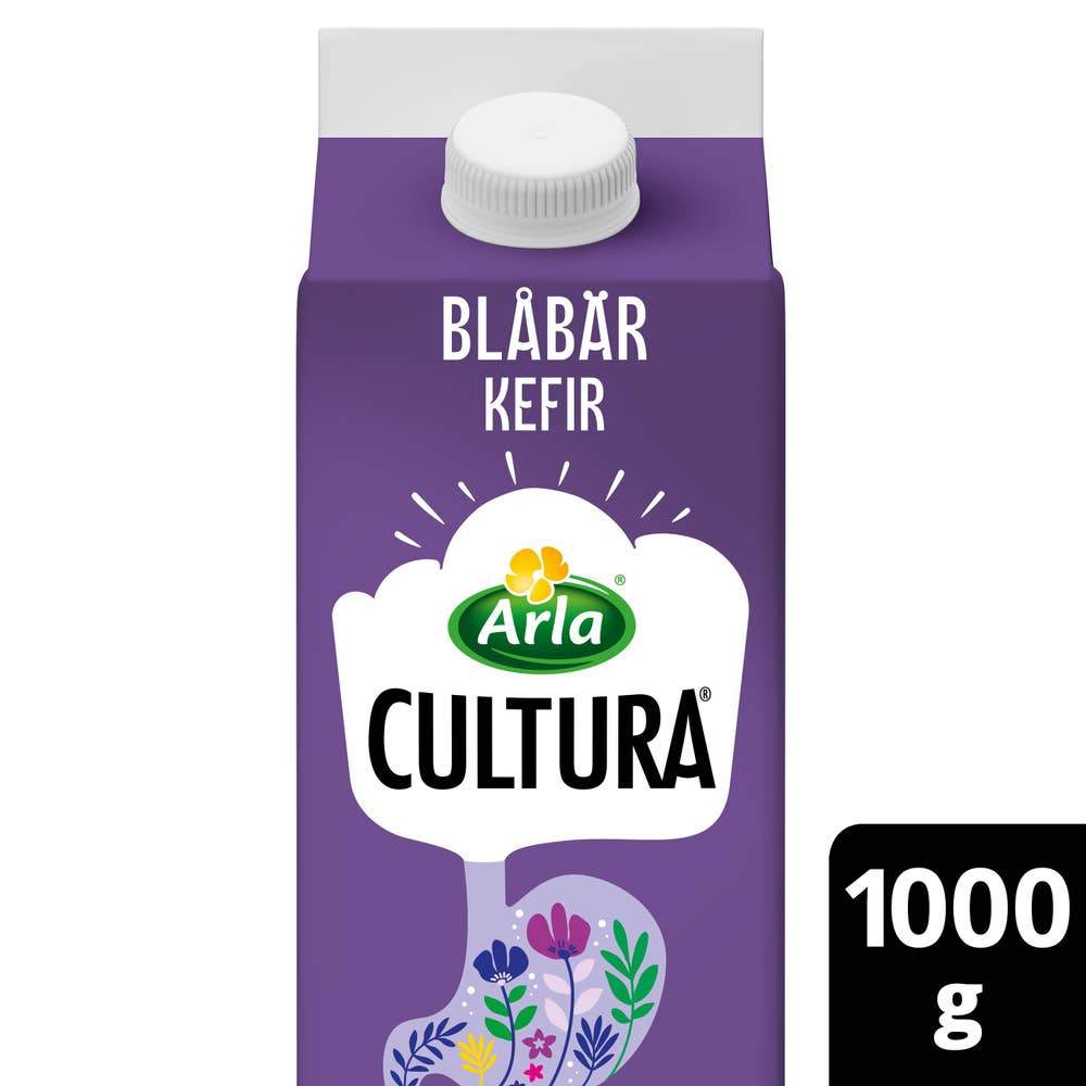 Arla® Cultura® Kefir Blåbär 2,3% Laktosfri