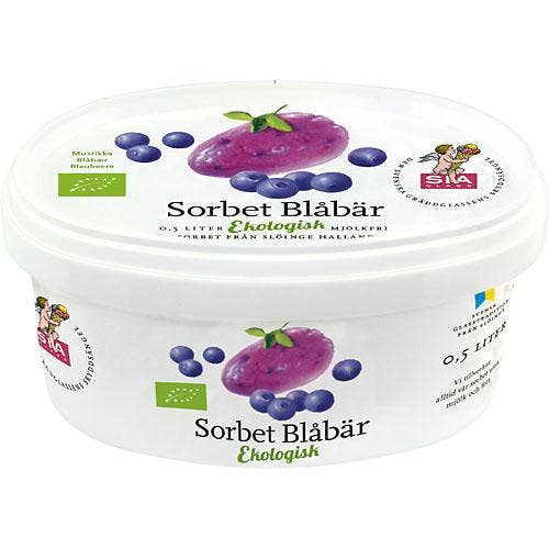 SIA Glass Blåbär Sorbet 0,5L Sia Glass