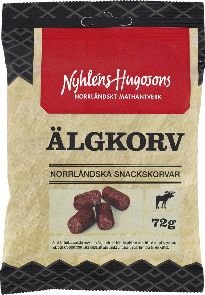 Nyhléns Hugosons Ölkorv Älg