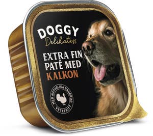 Doggy Delikatess Paté med Kalkon