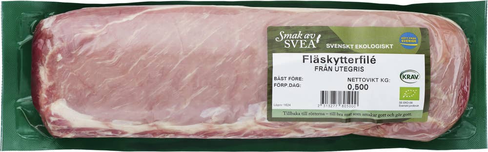 Smak av SVEA Fläskytterfilé KRAV