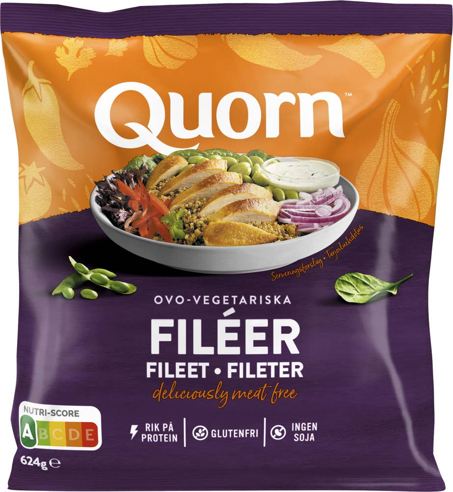 Quorn Vegetariska Filéer Frysta