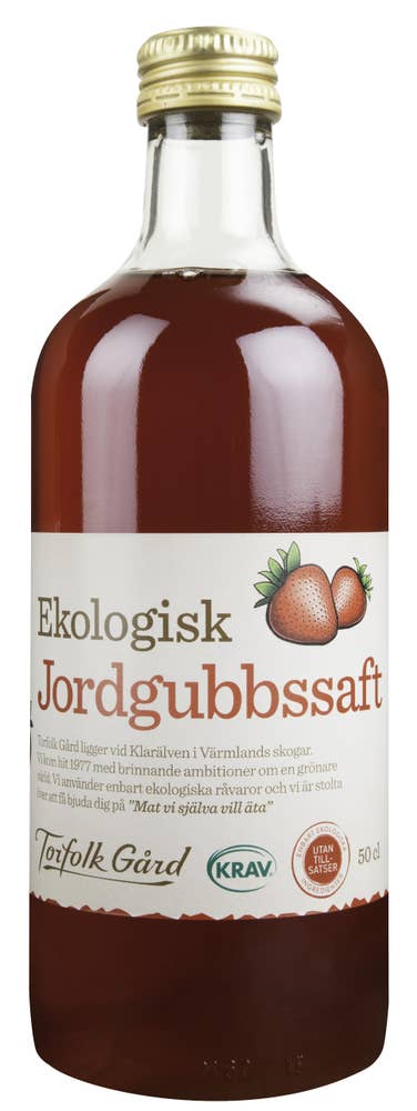 Torfolk Gård Saft Jordgubbe EKO/KRAV Torfolk Gård