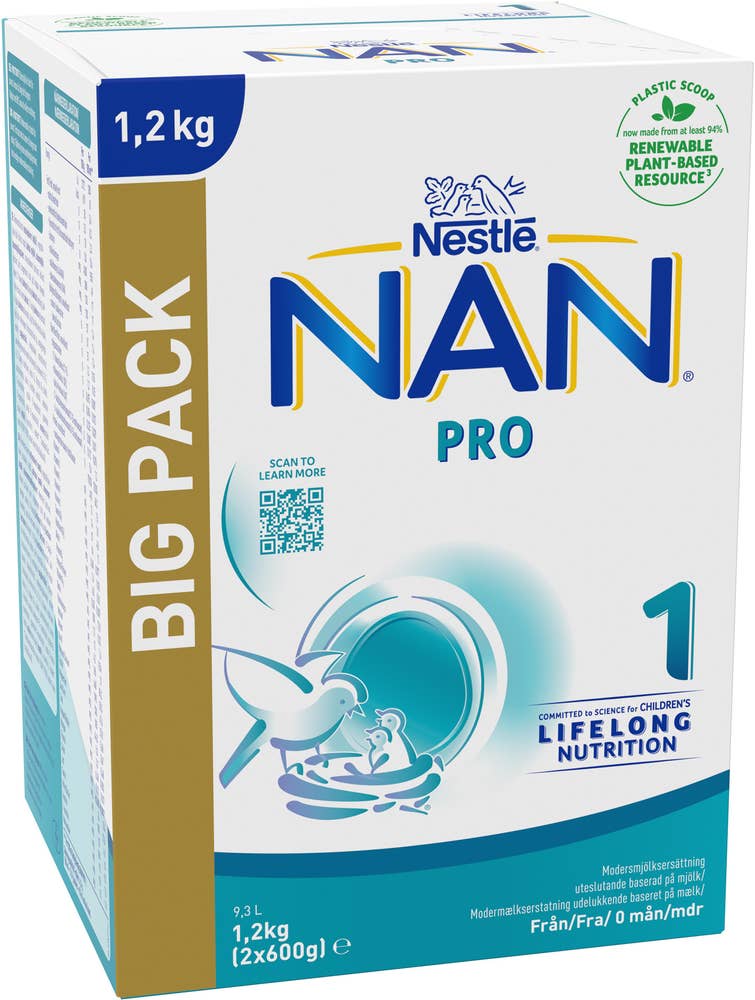 Nestlé NAN Pro 1 Modersmjölkersättning Pulver 0M