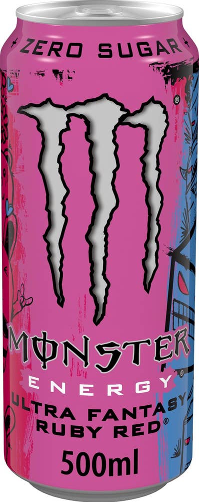 Monster Energy Energidryck Ultra Fantasy Ruby Red Zero Sugar