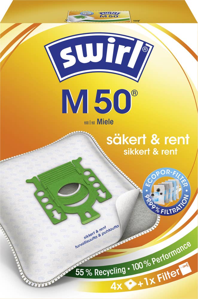 SWIRL Dammsugarpåse M50Mp+G