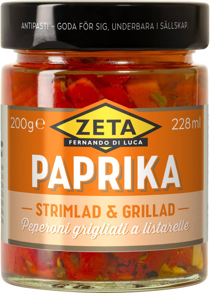 Zeta Grillad Paprika strimlad
