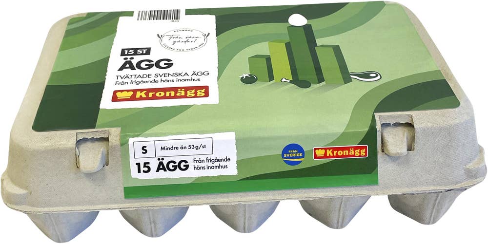 Kronägg Ägg Frigående Inomhus S 762g