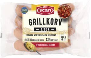 Scan Grillkorv Tjock 5-p