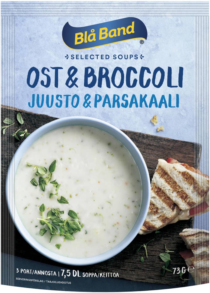 Blå Band Soppa Ost & Broccoli 0,75L Blå Band