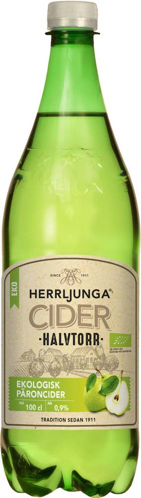 Herrljunga Cider Päron 0,9% EKO 1L Herrljunga