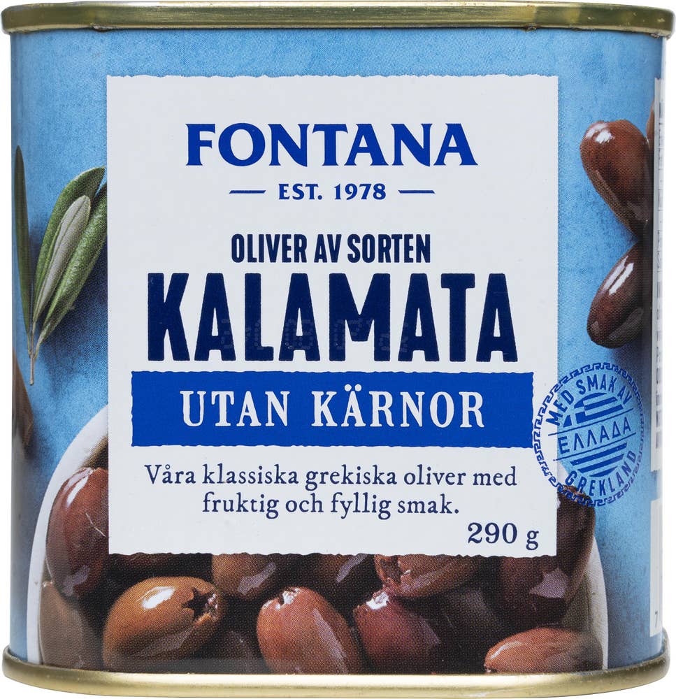 Kalamata Oliver utan Kärnor
