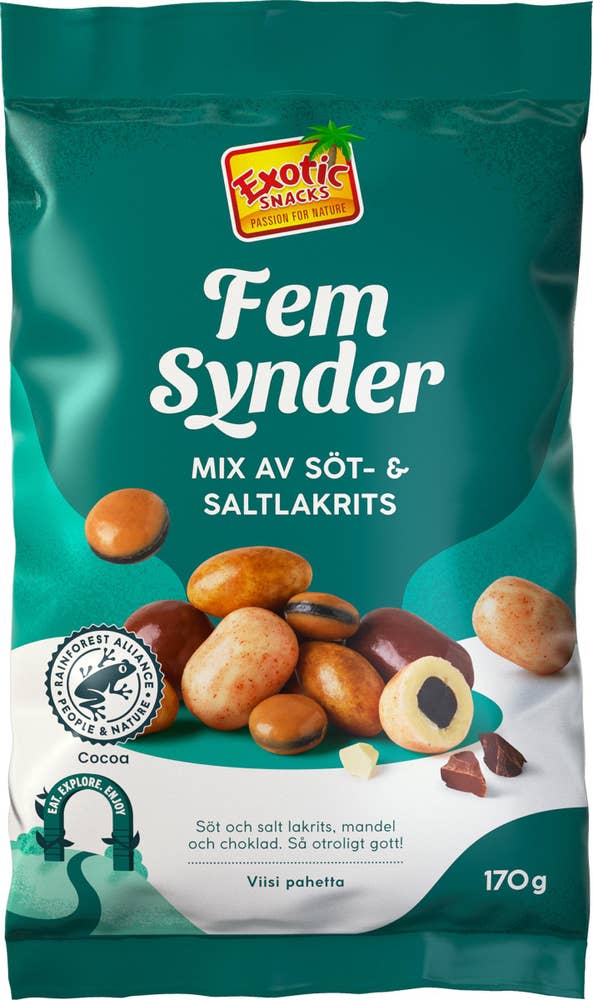 Exotic Snacks Chokladmix Fem Synder