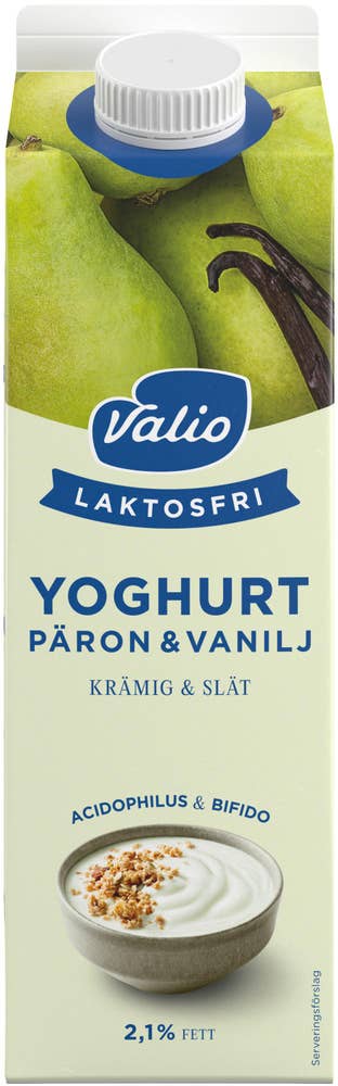 Valio Yoghurt Päron & Vanilj Laktosfri 2,1%
