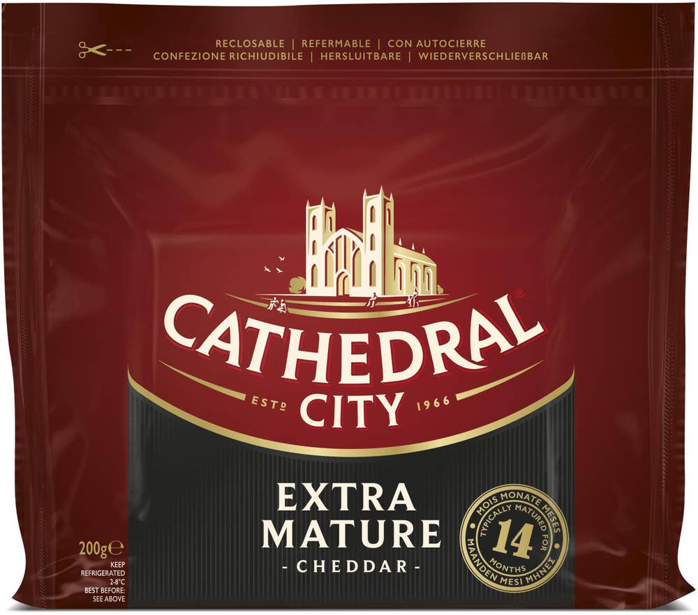 Cathedral City Cheddar Extra Mature Hårdost 34% 14M