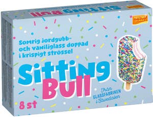 Triumf Glass Glasspinnar Sitting Bull