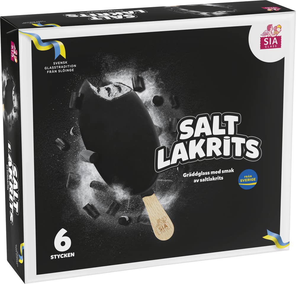 SIA Glass Glasspinne Saltlakrits