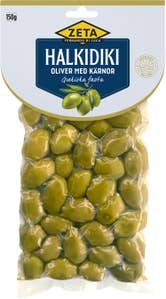 Zeta Halkidiki Oliver med Kärnor