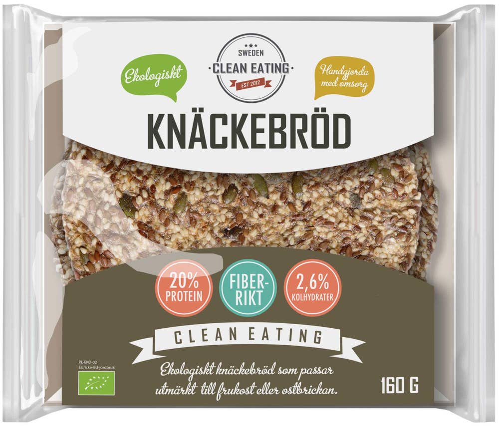 Katrin Zytomierska Knäckebröd EKO Clean Eating