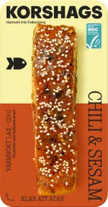 Korshags Varmrökt Lax Chili & Sesam ASC