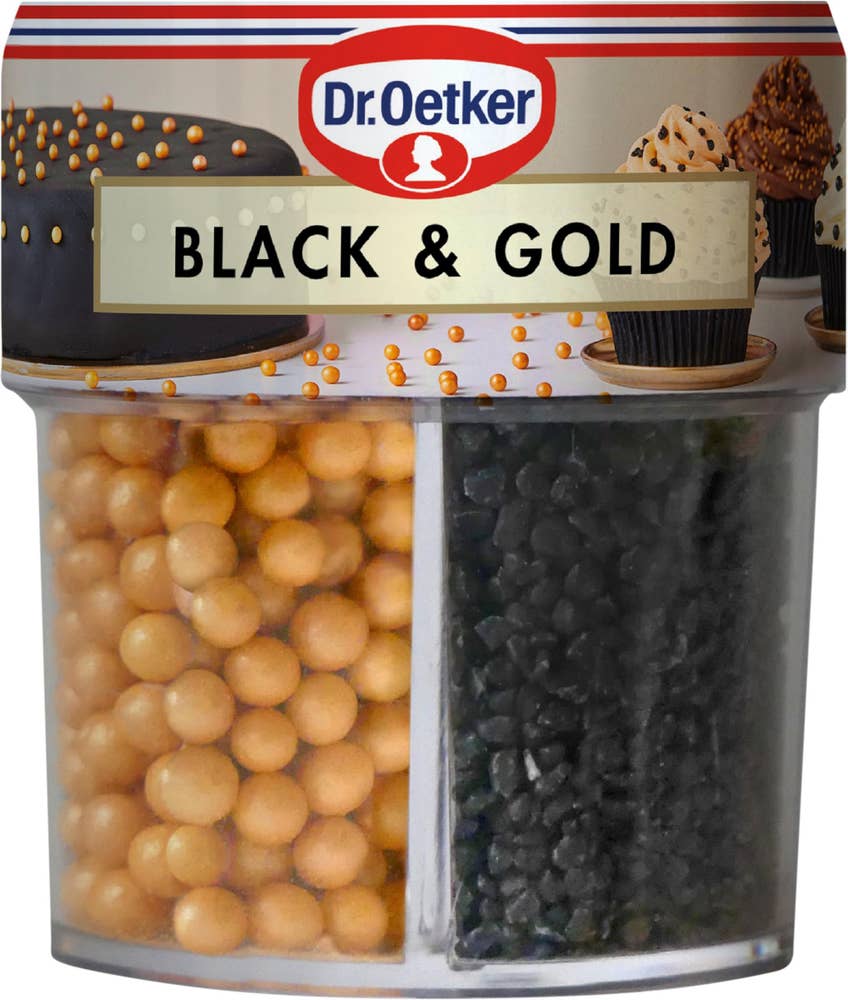 Dr.Oetker Black & Gold Strössel Dr Oetker