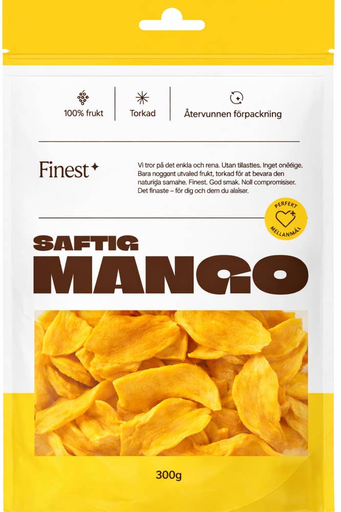 Finest Seasoning Saftig Mango Torkad