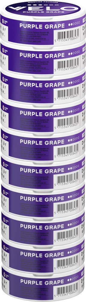 VELO Purple Grape Mini Stock