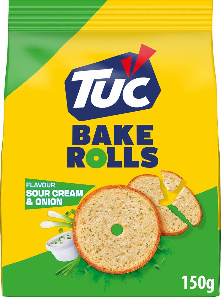 TUC Bake Rolls Sourcream & Onion