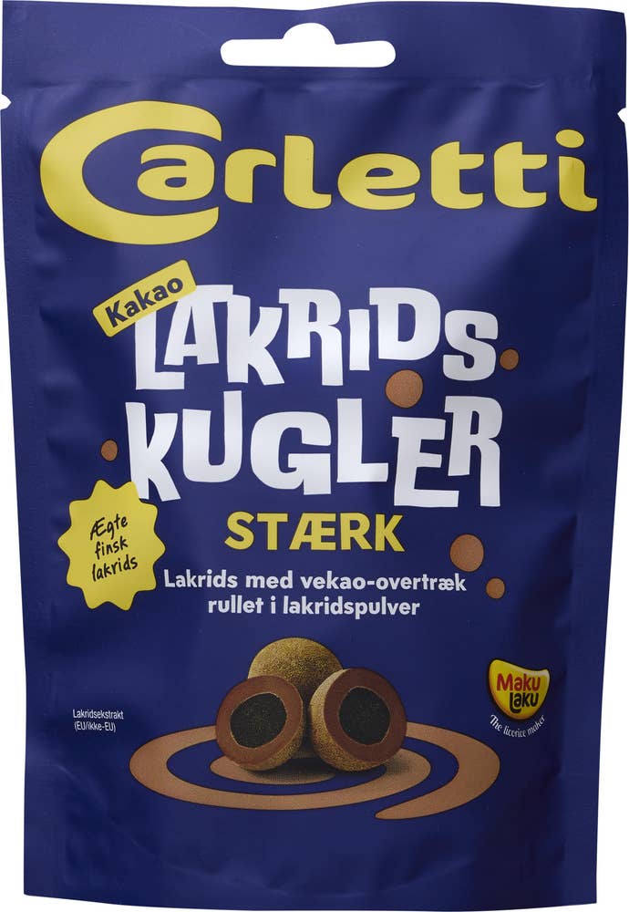 Carletti Lakritskulor Stark