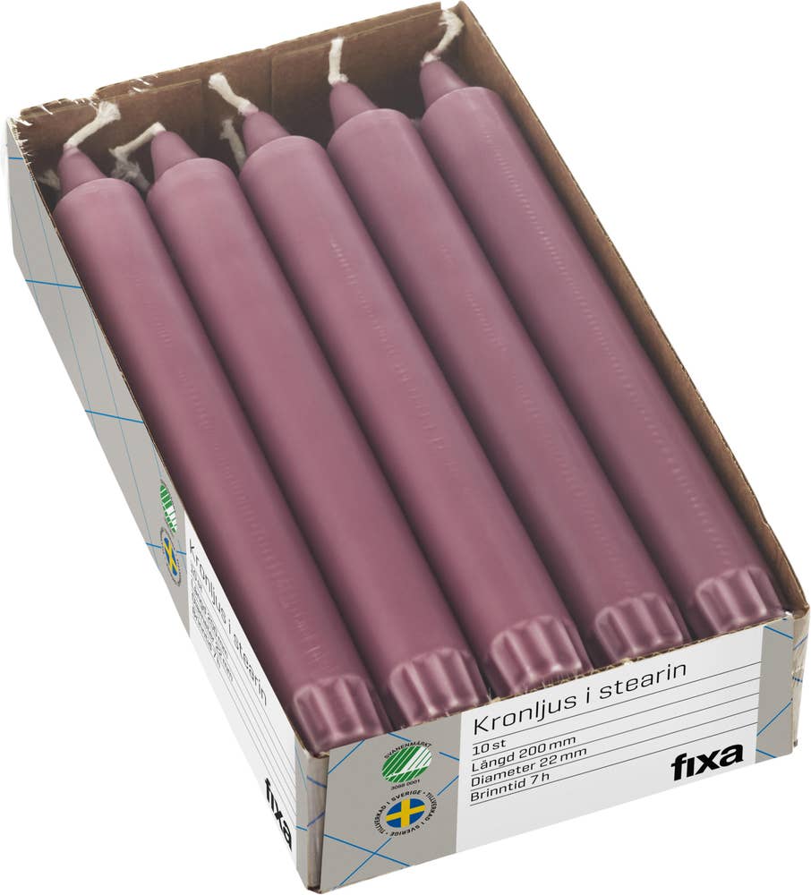 Fixa Kronljus 20cm Rosa