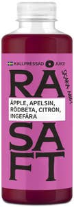 Råsaft Kallpressad Juice Äpple, Apelsin, Rödbeta, Citron & Ingefära