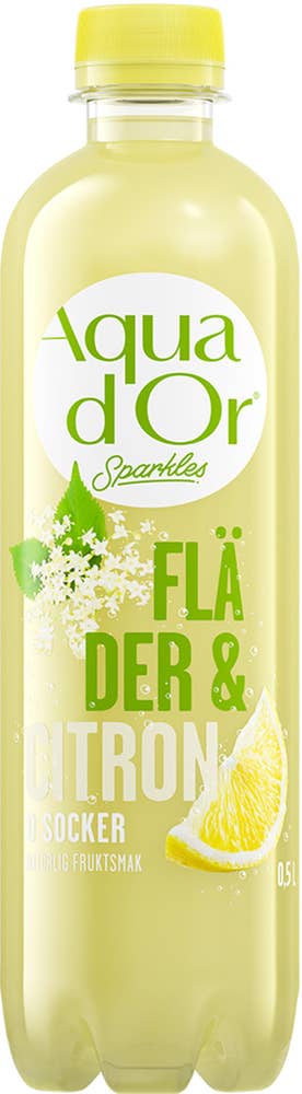 Aqua d'Or Mineralvatten Fläder & Citron Sockerfri