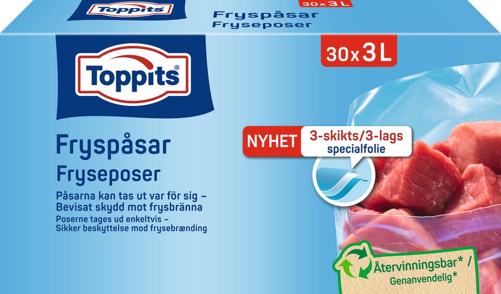 Toppits Fryspåsar 3L