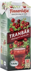 Finnerödja Tranbärsdryck EKO/KRAV