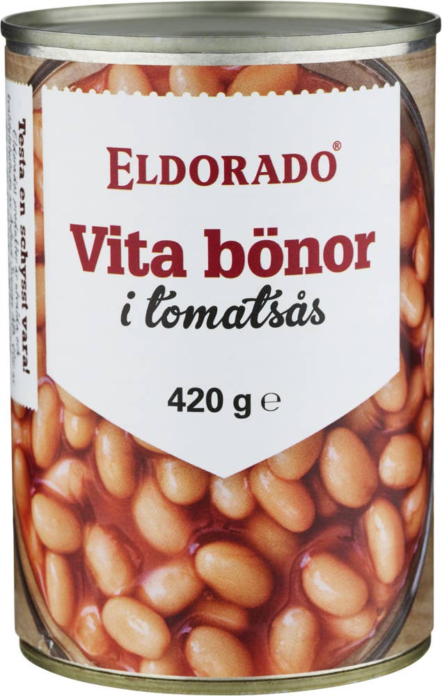 Eldorado Vita Bönor i Tomatsås