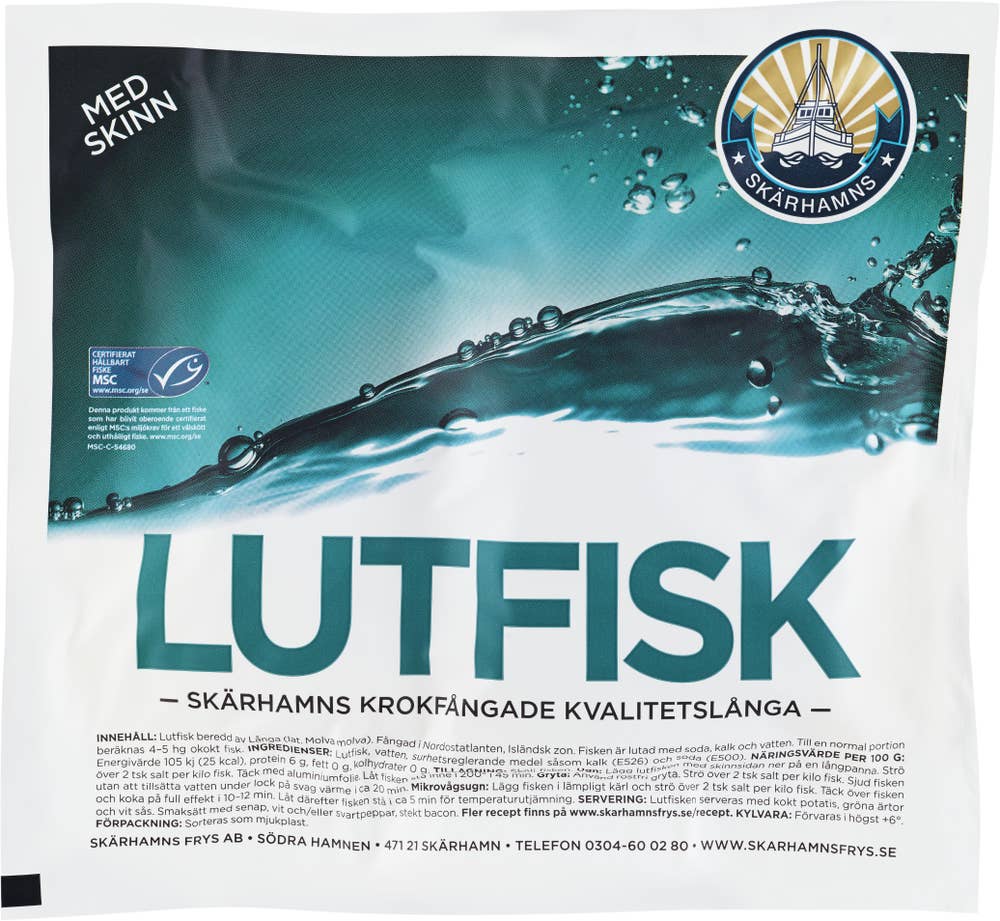 Skärhamns Lutfisk med Skinn