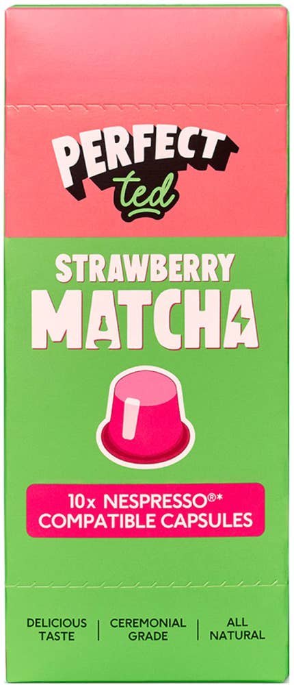 Perfect Ted Matchakapslar Jordgubb