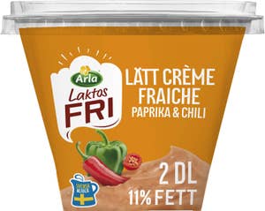 Arla® Creme Fraiche Laktosfri 11% Paprika & Chili