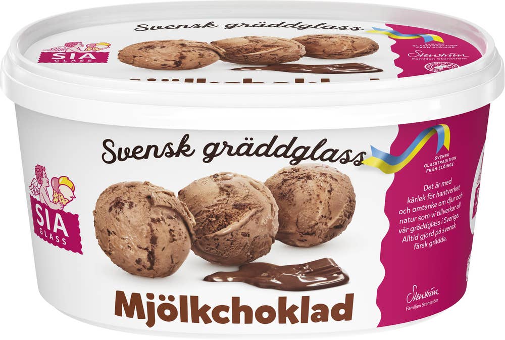 SIA Glass Gräddglass Mjölkchoklad