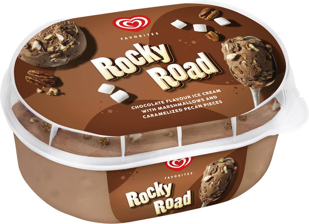 GB Favorites Glass Rocky Road
