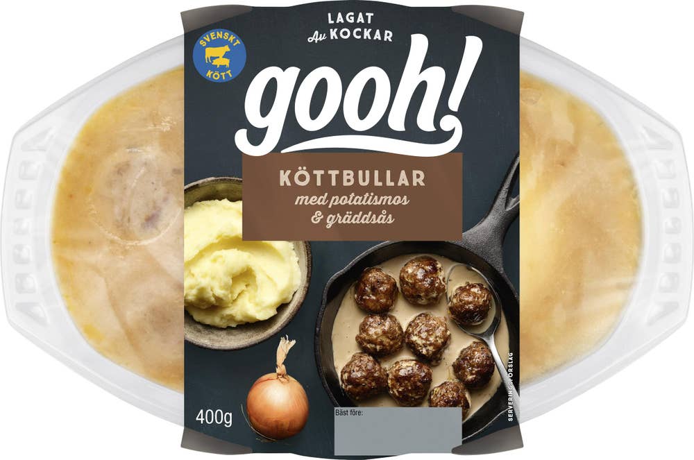 Gooh Köttbullar med Potatismos