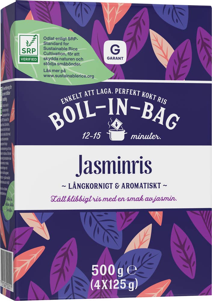 Garant Jasminris Boil-in-Bag 4x125g