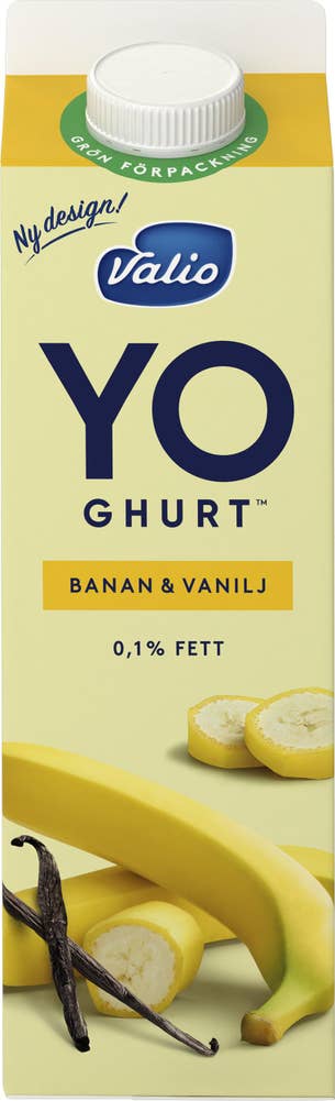 Valio YO-ghurt Banan & Vanilj 0,1%
