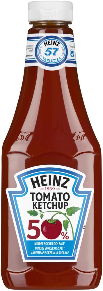 Heinz Ketchup Mindre Socker & Salt