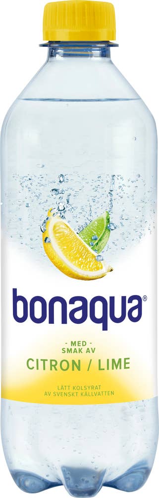 Ej sorterad Mineralvatten Citron/Lime Kolsyrad Bonaqua Silver