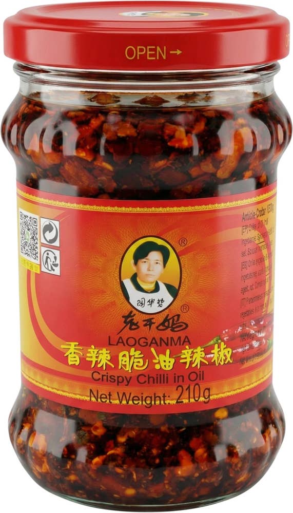 Laoganma Krispig Chili i Olja